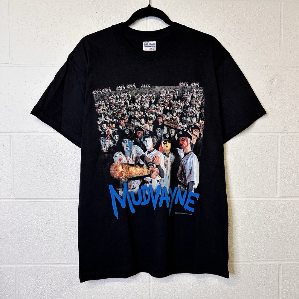 Vintage Mudvayne Can You Dig It Tour Black T-Shirt The Warriors Movie (M) 2002